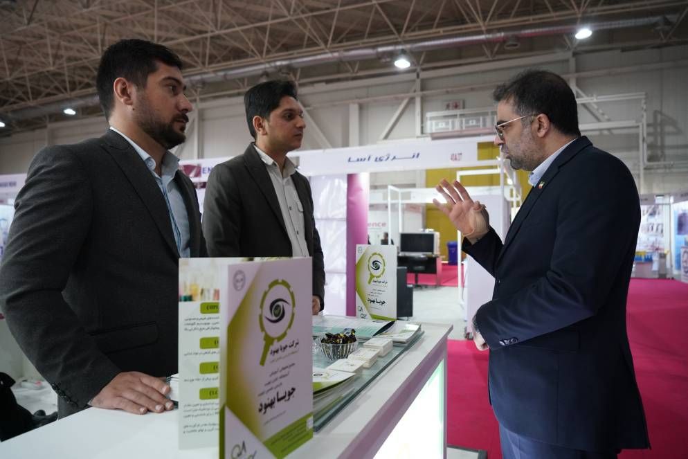 گزارش تصویری حضور آزمایشگاه جویا بهنود در نمایشگاه ایران‌ساخت